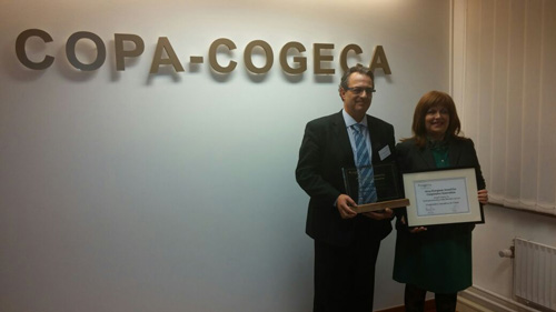 La Cooperativa Ganadera de Caspe recibe el Premio Europeo a la Innovación Cooperativa